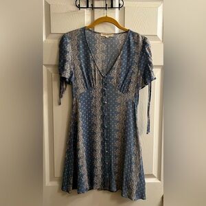 LIVING DOLL~VTG~BLUE DRESS~M